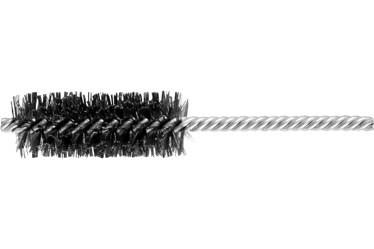 Picture of Pferd Power Tube Brush 1" Dia. .006 Carbon Steel Wire 1/4" Stem Ds/Ds